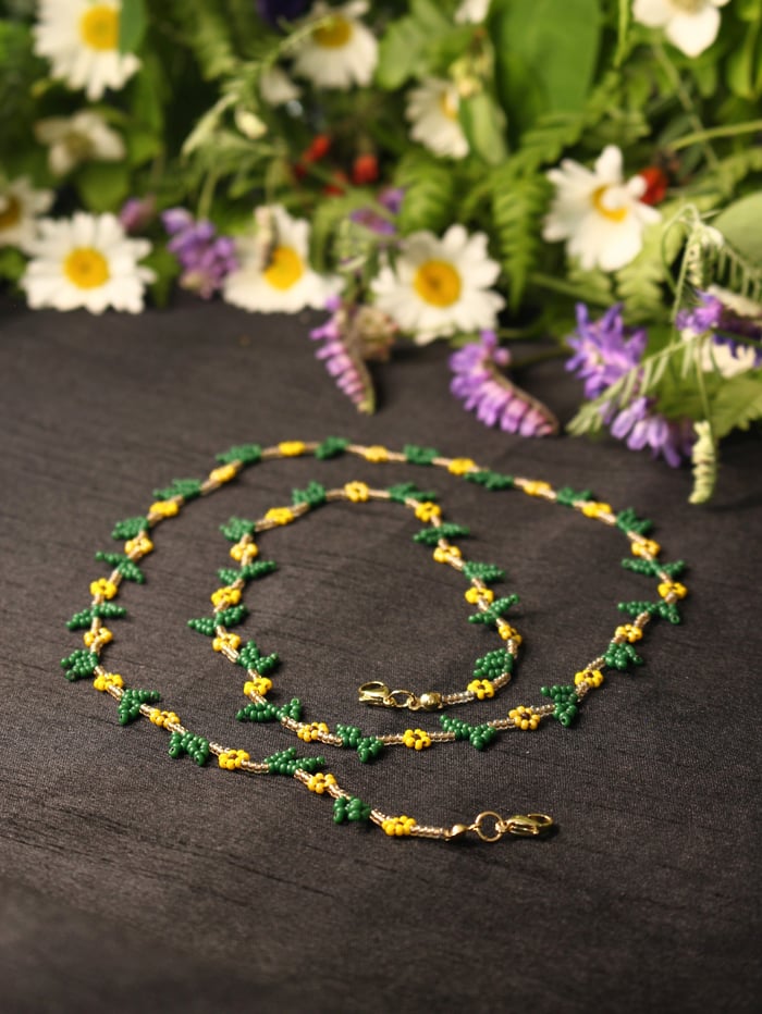 Bellevina Glasses Chain (Yellow) image